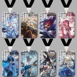 Honor of Kings Card Holder for Lan, Daji, Han Xin, Suitable for Campus Student Meal Cards, Public Transportation Cards, Work Id Cards, and Factory Id Cards
