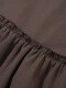 Single-layer casual skirt women's large hem skirt 2025 new summer design sense splicing mid-length pocket a-line skirt