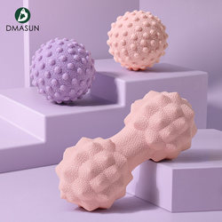 Dimason Fascia Ball Foot Massage Ball Waist and Back Muscle Relaxation Yoga Shoulder and Neck Membrane Fitness Peanut Arch Ball