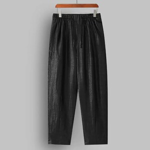 
Imitation of Xiangyunsha men's pants, middle-aged and elderly men's casual pants, men's elastic band pants, imitation of mulberry silk trousers, harem pants