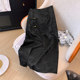 New Chinese style retro jacquard buckle fashion spring new high-waist slim straight slit skirt
