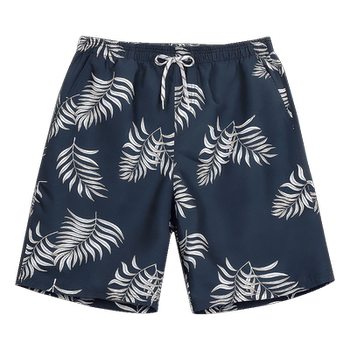 Quick -dry men's beach pants five -point anti -embarrass
