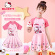 Children's swimsuit girls 2025 new summer Hellokitty one-piece princess swimsuit girls cute swimsuit