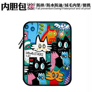 Original men's and women's black powder inner liner bag computer tablet iPad leather storage bag laptop 13-inch suitable for Lenovo Apple 14mac Huawei 15 waterproof oil anti-fall scratch protection case HP Xiaomi