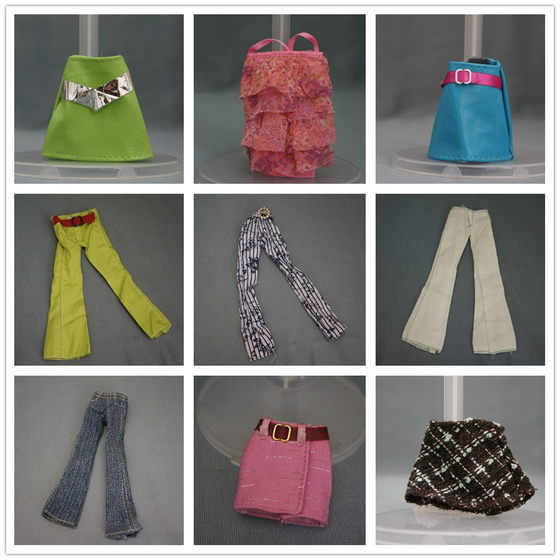 Free shipping peach Momoko doll clothes pants, skirt clothing