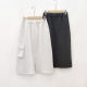 Sports Sensory Movement Pokes Q Bullet Soft Glutinous Madel Air Flat -tight waist High waist A -line skirt Spring and autumn

