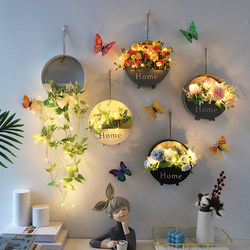 Living Room Tv Background Wall Decoration Hanging Ornaments Wall Decorations Creative Room Bedroom Dining Room Wall Hanging Flowers