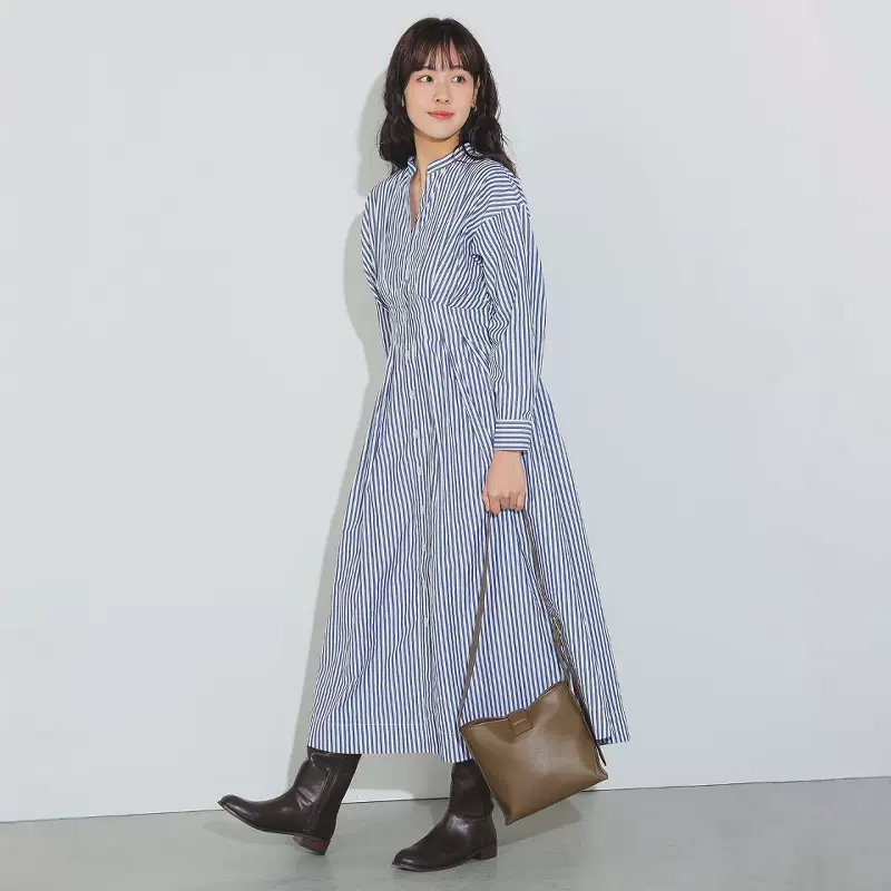 日代Herlipto Viera Pintuck Tiered Dress 25SS 细褶层叠连衣裙