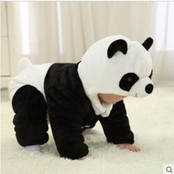 0-1-2-3 Year Old Baby Autumn and Winter Cute Animal One-Piece Pajamas Infant Romper Crawling Clothes for Boys and Girls Children's Clothing