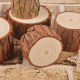 Handmade DIY gardening small wooden pile blind box base ornament log stump trunk photography props fireplace decoration
