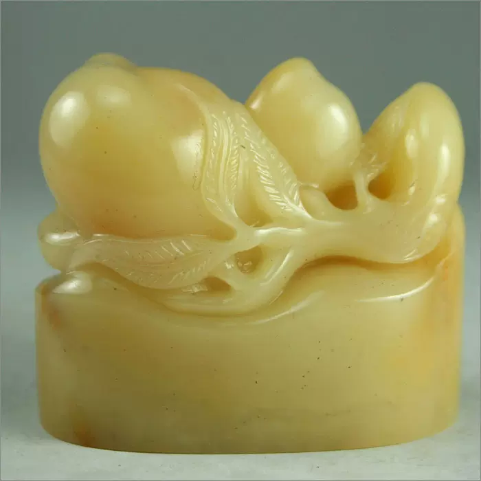 友人珍蔵品 呉昌碩 在銘 寿山芙蓉石 細密彫 龍鈕印章 篆書印 書道品 文房置物 長6.7cm 幅4.4cm 高7cm 重291g