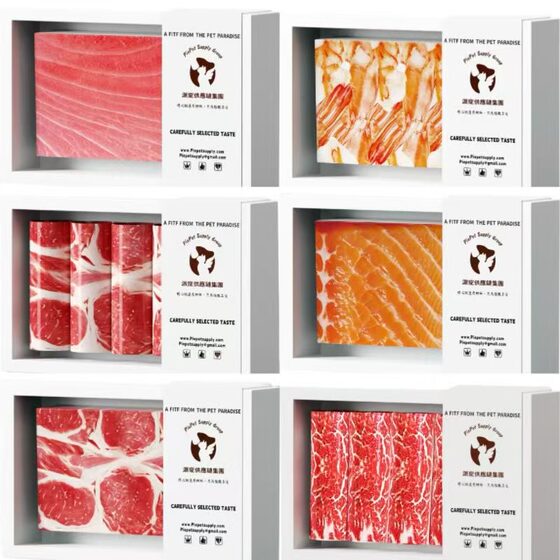 
Cat and dog pet memorial, simulated food, meat, fish and shrimp sacrifice, funeral anniversary supplies, paper tie to commemorate the first seven days of death