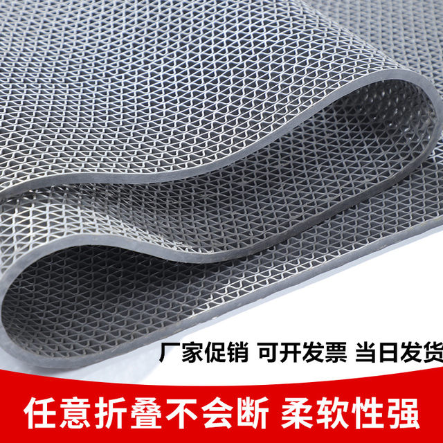 Non-slip floor mat kitchen toilet non-slip mat bathroom outdoor commercial plastic pvc hollow waterproof mat carpet door mat