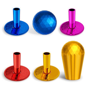 Boxing Boxing/QANBA metal prism American -style electroplating rocker ball electroplated ball arcade joystick rocker rocker ball sleeve cushion circle game joystick accessories
