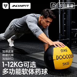 Soft Medicine Ball 2kg 3kg Core Strength Training Ball for Wall and Floor Smashing, Weighted Fitness Gravity Ball, Solid
