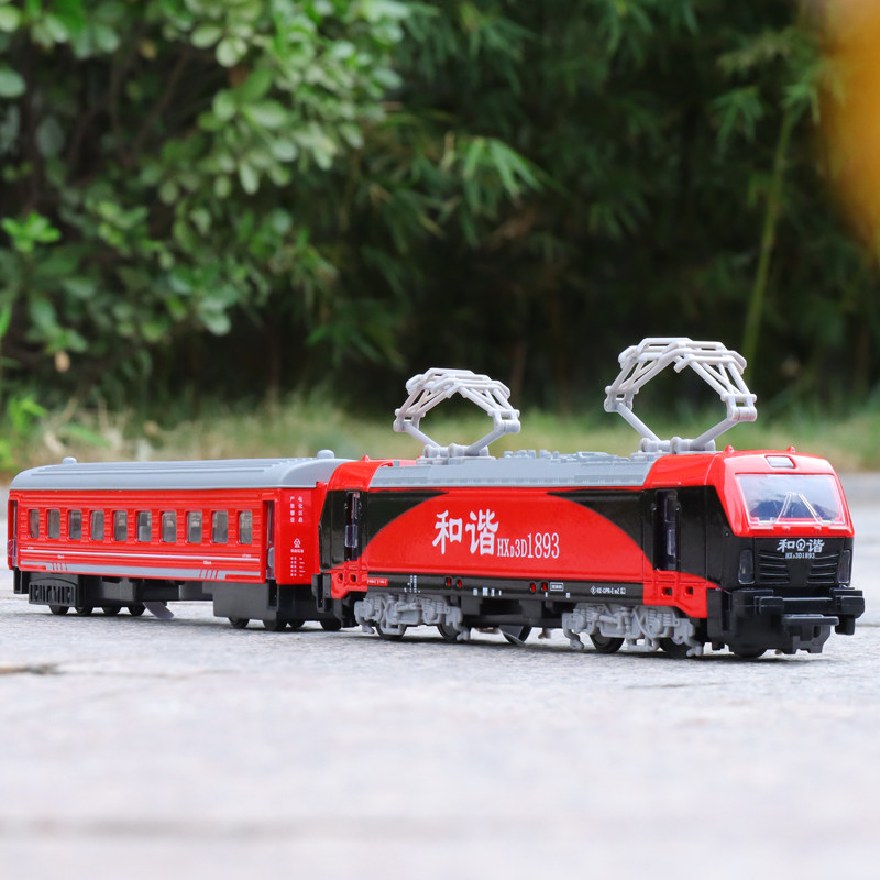 JTMM – Modèle De Métro 4 Pièces En Alliage – Échelle 1/64 – Bleu Et Blanc, à Tirer Et Pousser