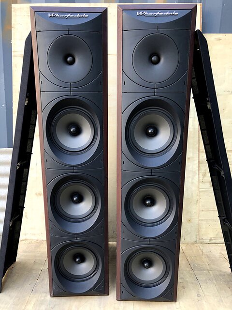Second-hand original imported British Le Fuhao MFM-7 monitor series 7-inch floor-standing speaker passive HIFI audio