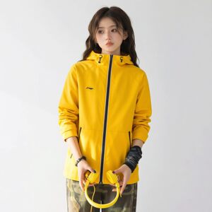
Li Ning windbreaker jacket women's new hooded sports coat cardigan water-repellent outdoor casual top AFDUA12