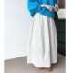 Japanese Literary Line Warm Boxer Skirt Female Autumn and Winter Big size fat mm pear -shaped figure medium long A -line umbrella skirt
