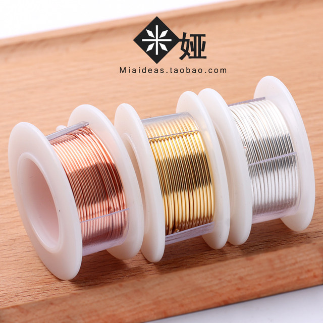 Mia High -quality Handmade Copper Wire DIY copper wire winding accessories Bad headwear shape copper thread