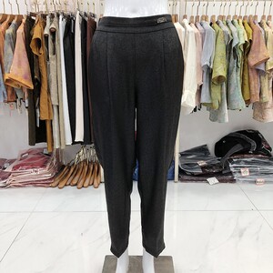 
Aizijiao X5517 mulberry silk pencil pants for women 2026 summer new temperament pencil pants silk satin straight pants