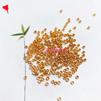 Gold-plated silver-plated positioning beads handmade