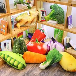 Simulated Fruit and Vegetable Plush Toys, Strawberry, Cabbage, Green Vegetables, Durian Dolls, Stage Props and Decorations