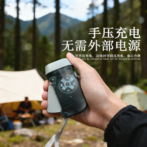 
Outdoor portable hand-operated manual power-generating flashlight mini push-type grip small emergency light