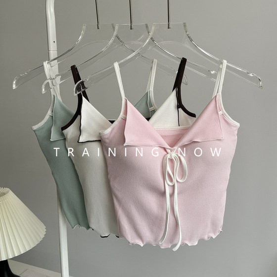 
Sports lingerie women with breast pads gym beauty back gathering suspender bra outside wearing sexy running quick-drying vest summer