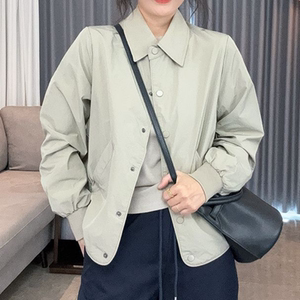 
Fashionable Short Women's Shirt Jacket 2026 Spring and Autumn New Thin Casual Small Top Women's Long Sleeve Front Shoulder