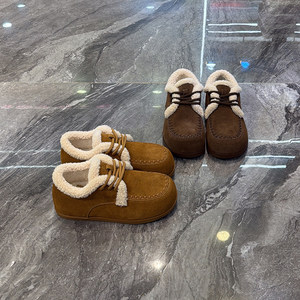 
Ugly and cute big head ~ Retro genuine leather inner heightening kangaroo shoes for women 2025 winter new style plus velvet beanie shoes for outer wear Birkenstock