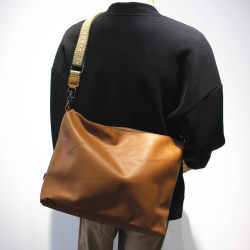 threebox crossbody bag casual trendy soft leather large capacity