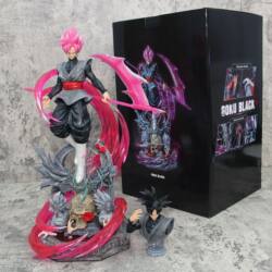 Dragon Ball Cloud Series Peach Red Goku Super Saiyan 3 Free Will Dark Version Figure Model Ornament Peripheral Statue