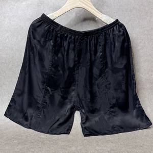 
25 summer comfortable, breathable and cool silk mulberry silk multi-color men and women's home clothes outside wearing beach shorts pajamas