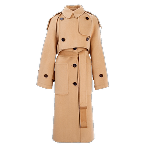 
Sirliselli 2022 shopping mall same style windbreaker style long coat