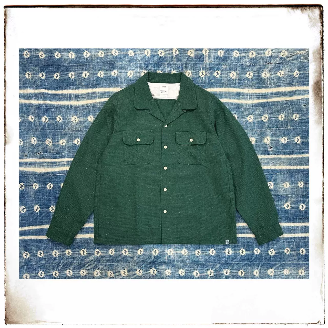 现货VISVIM 22AW BOOMER SHIRT L/S DONEGAL 多尼戈尔呢长袖衬衫-Taobao