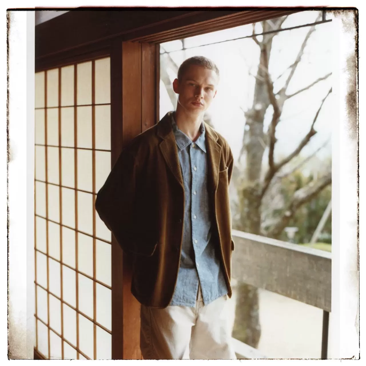 25FW visvimBOWEN BLAZER WOOL CORDS GREY1