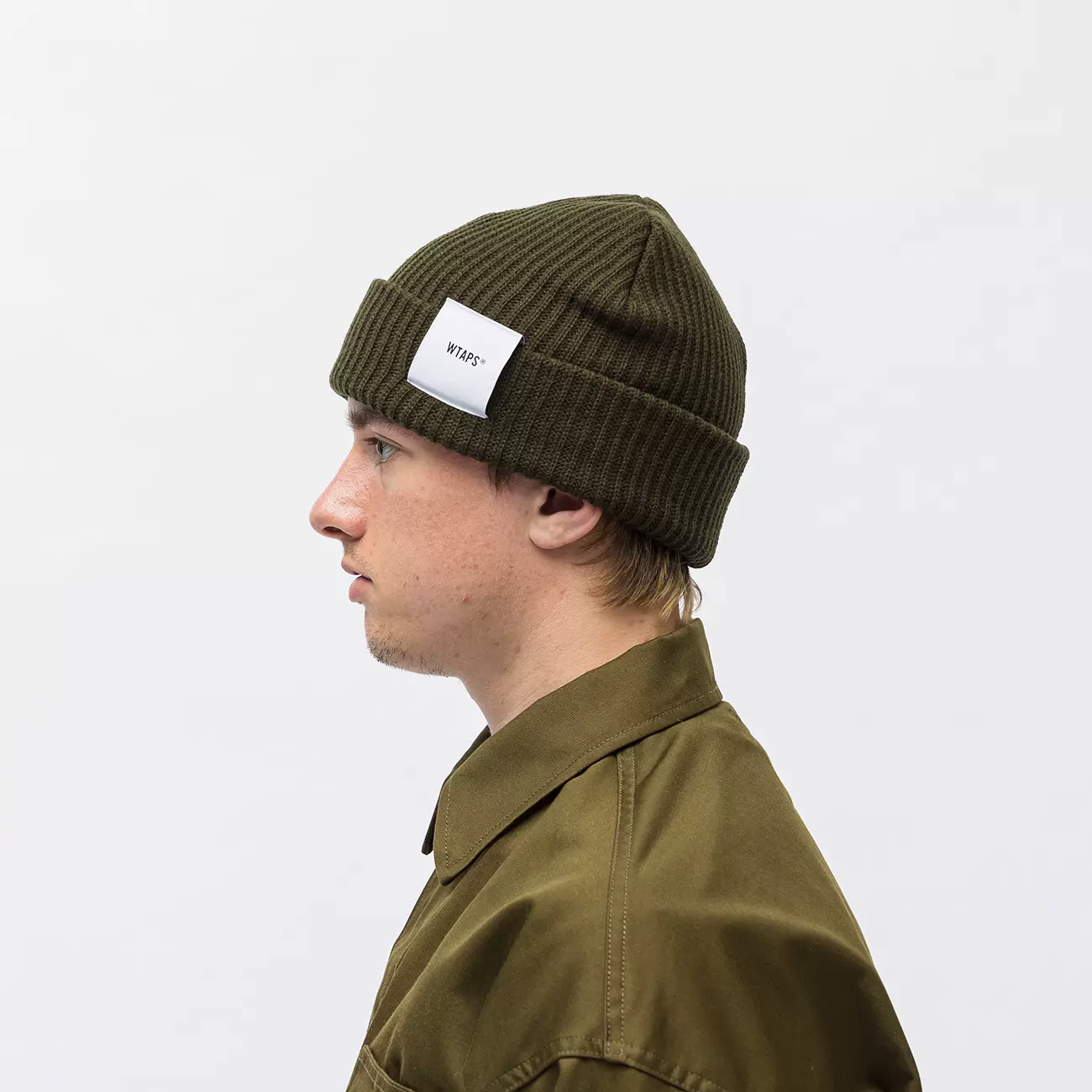 代购WTAPS 23AW BEANIE 01 BEANIE ACRYLIC 冷帽线帽针织帽纯色-Taobao