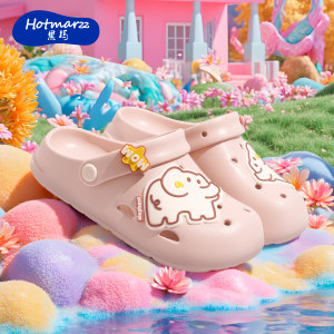
hotmarzz/Heima children's anti-slip hole shoes for boys and girls summer outer wear cartoon high-end new style