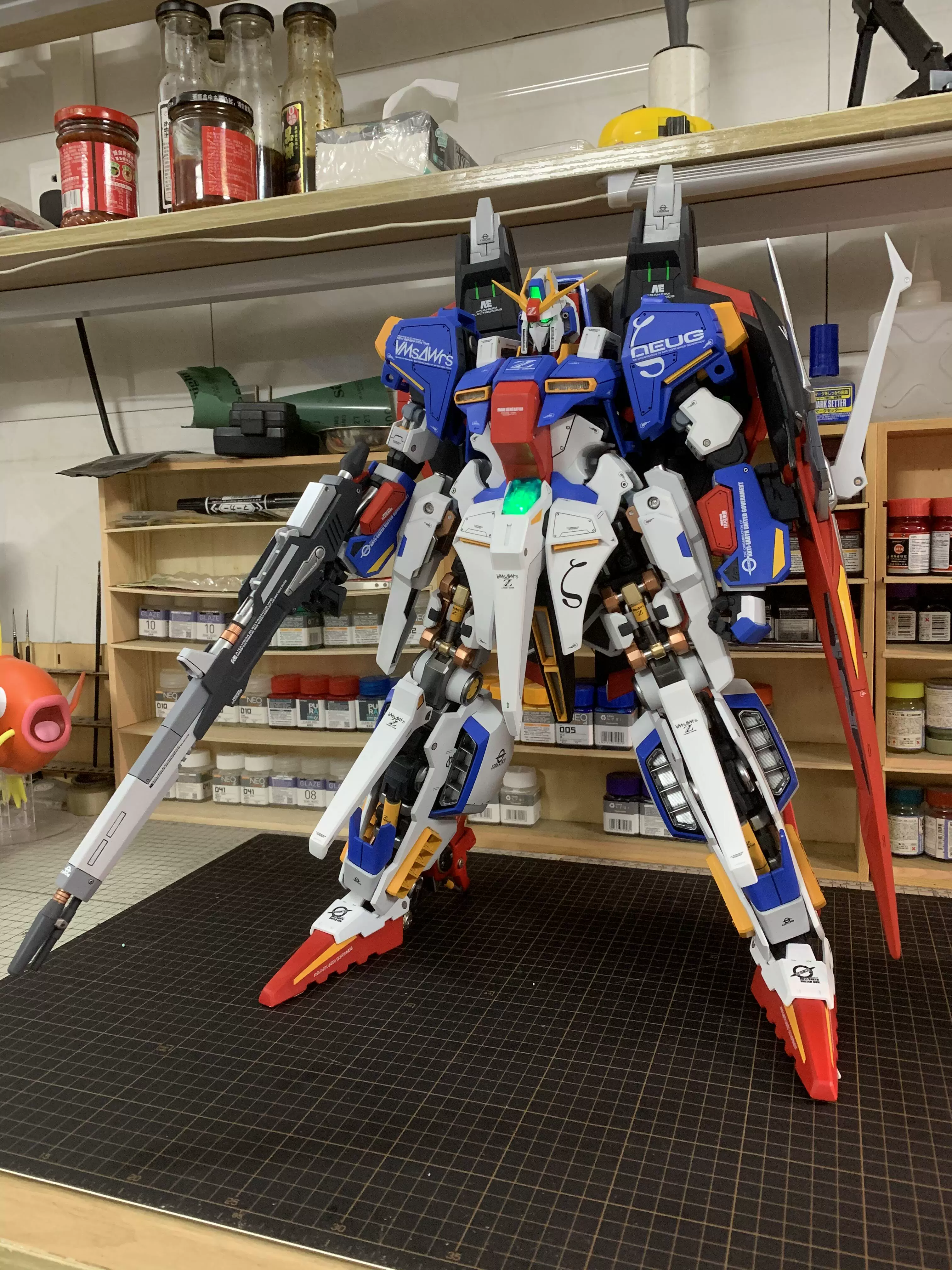 模型空間 代工 噴塗 G-SYSTEM 1/48 HYPER ZETA 藤田Z高達 樹脂GK-Taobao