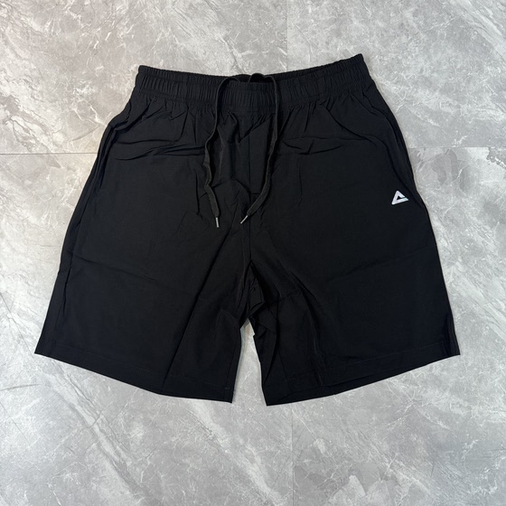 
2.28k men and women same style sports shorts summer breathable five-point pants fitness training outdoor black running pants