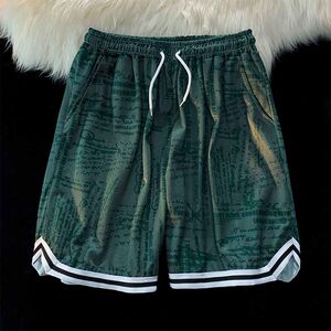 American -style basketball pants Speed -drying training pento -pants men's trend loose over -the -knee shorts sports running fitness pants