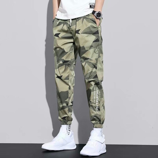 Work pants men's camouflage paratrooper pants construction workers ...