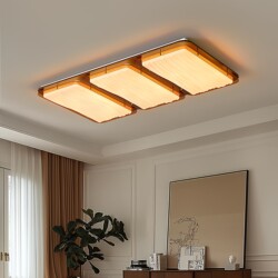 Medieval-Style Living Room Ceiling Lamp, French Cream Retro Solid Wood Zhongshan Lighting, Whole House 2026 New Model Living Room Main Light