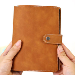 Pu 5inch Black Background Photo Album 6inch 7inch Photo Album Postcard Collection Album Scrapbook Travel Souvenir Gift