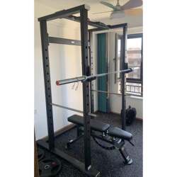 Authentic Dhz Big Beard U1048 Framed Squat Rack Free Squat Bench Press Professional Commercial Fitness Equipment Gantry Rack