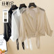 
Sichuanshe 2025 summer new women's outerwear casual thin cardigan overlay air conditioning shirt solid color short jacket