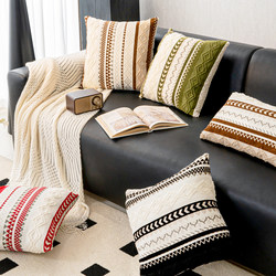 French-Style Chenille Throw Pillow Backrest 2026 New Model Living Room Tatami Cushion Cover Headboard Cushion Bed Lumbar Support Backrest