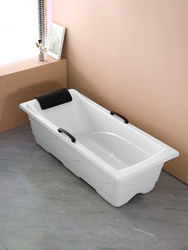 Acrylic Installation-Free Independent Adult Elderly Home Bath Adult Bathtub Factory Direct Sale