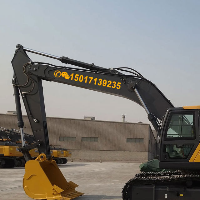 Excavator rental phone number sticker truck crane mobile phone digital